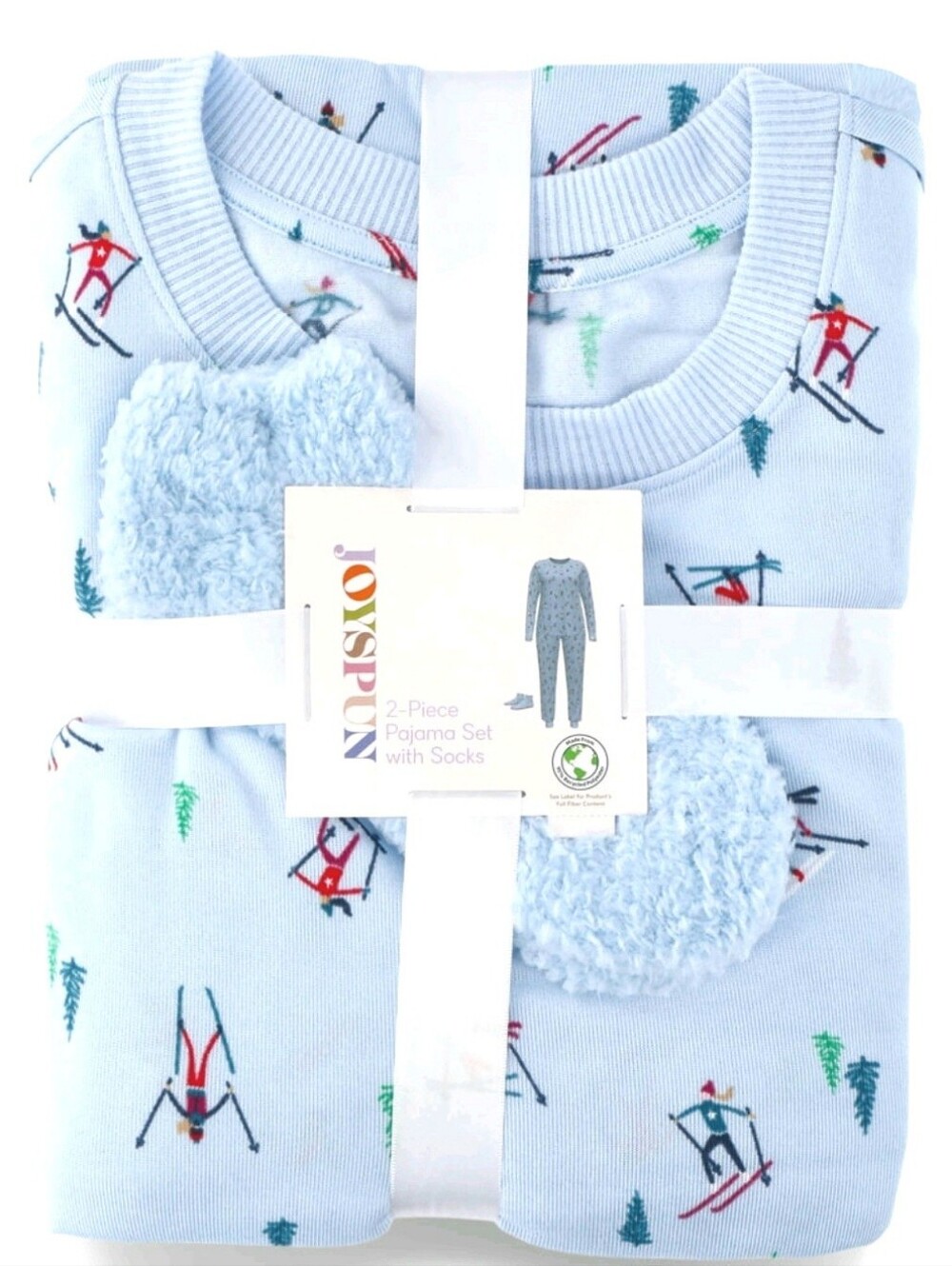 Ski Print Pajama Set